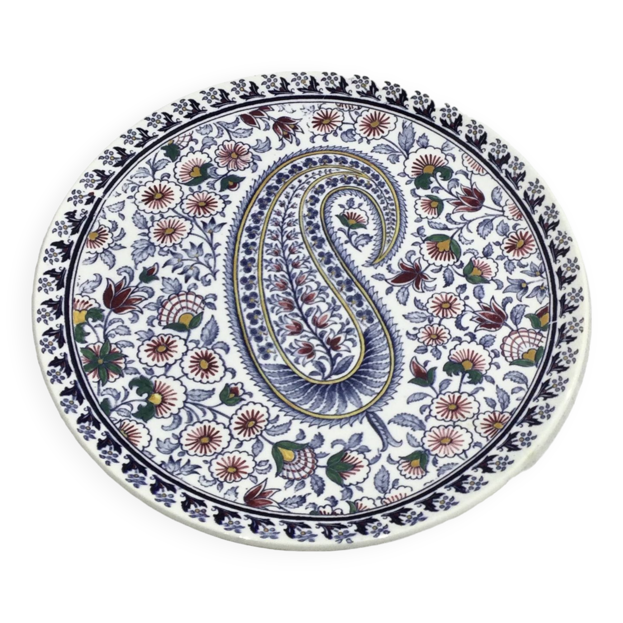 Gien – Round dish Cashmere model