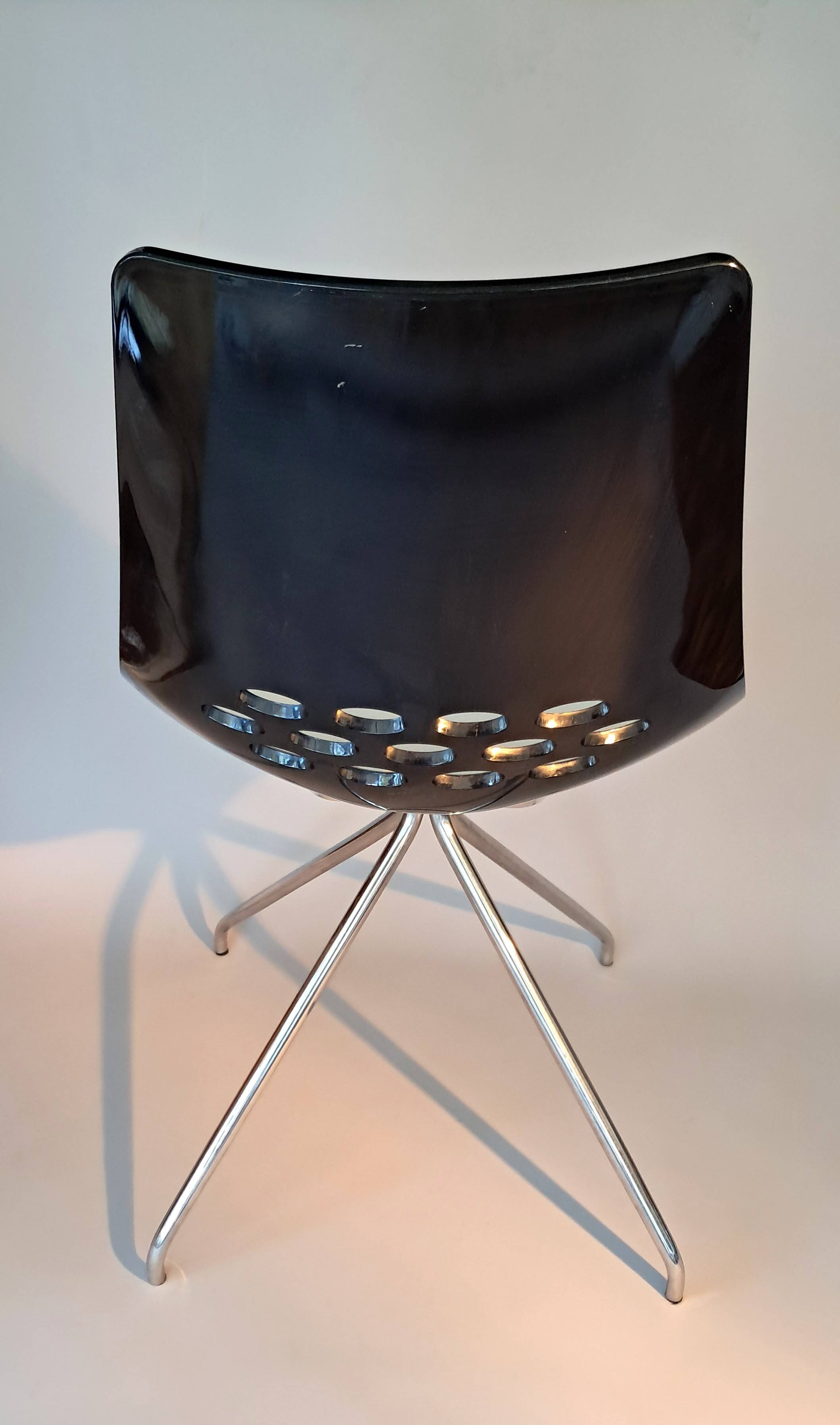 Paire de chaises Calligaris modèle Jam, made in Italy