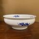 Salad bowl in Tournai porcelain, Boch Frères, fly decoration