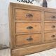 Pine craft cabinet with drawers