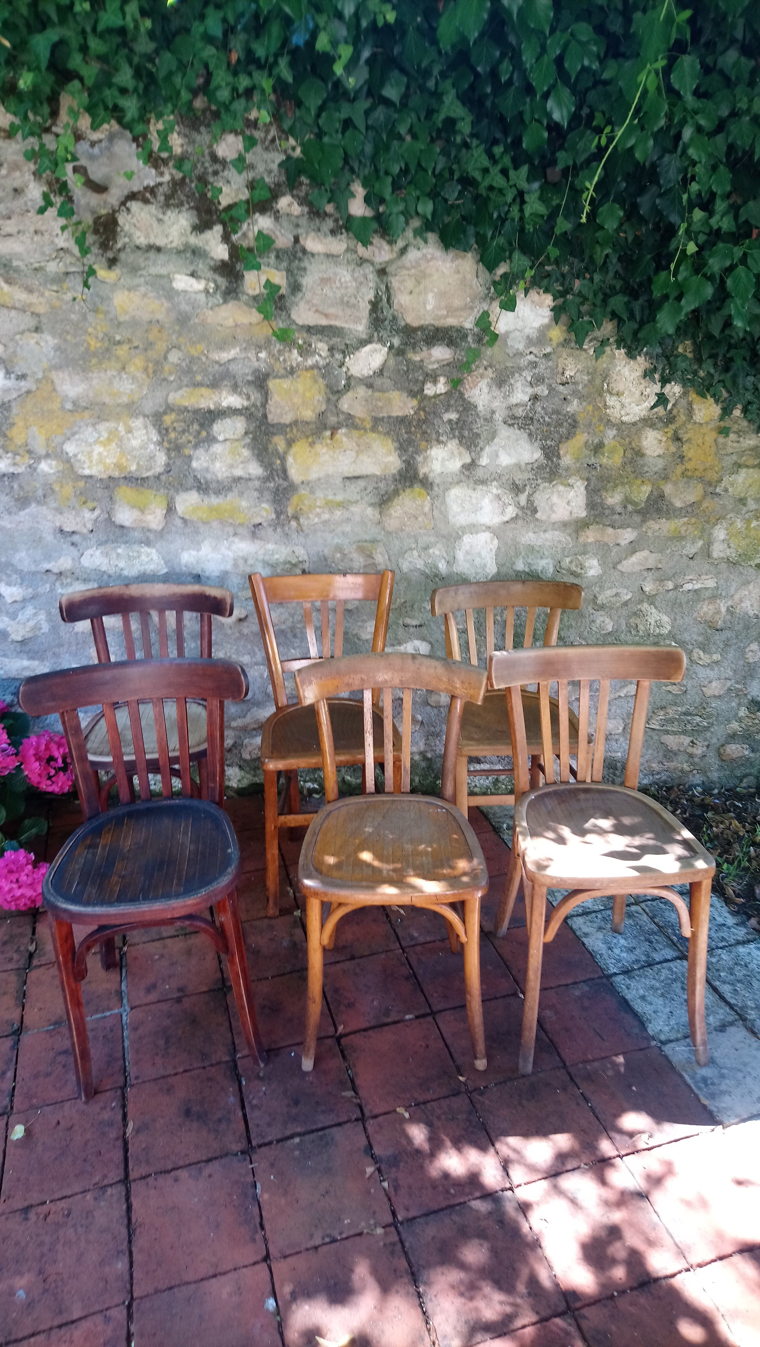 6 luterma chairs and others