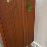 Teak fineer kastje met lades, nr. 2