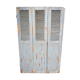 Lot 3 shutters door door carved painted patinated