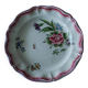 Assiette creuse faïence au décor de l'est