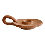 Terracotta candle holder