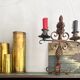 Brass tube vase