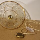 Art deco glassware sliding or pendant lamp