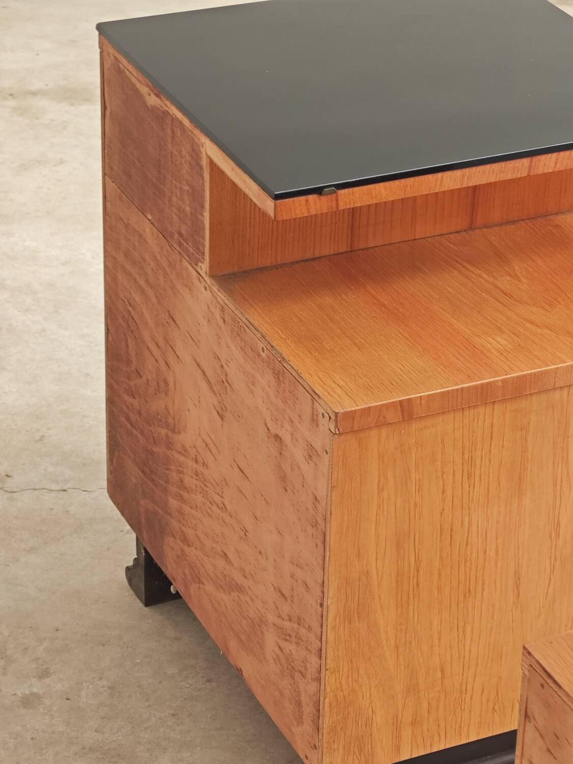 Jindrich Halabala dressing table and bedside tables for Up Zavody 1950