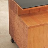 Jindrich Halabala dressing table and bedside tables for Up Zavody 1950