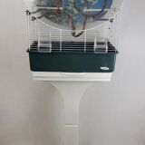 Vintage free standing bird cage