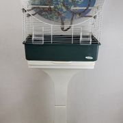 Cage à oiseaux sur pied vintage