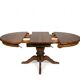 Round Solid Wood Dining Table + Extensions and Chairs