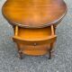 Bouillotte table guéridon oval in Louis XVI style certified NF Furniture