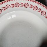 6 mismatched earthenware soup plates lot 8