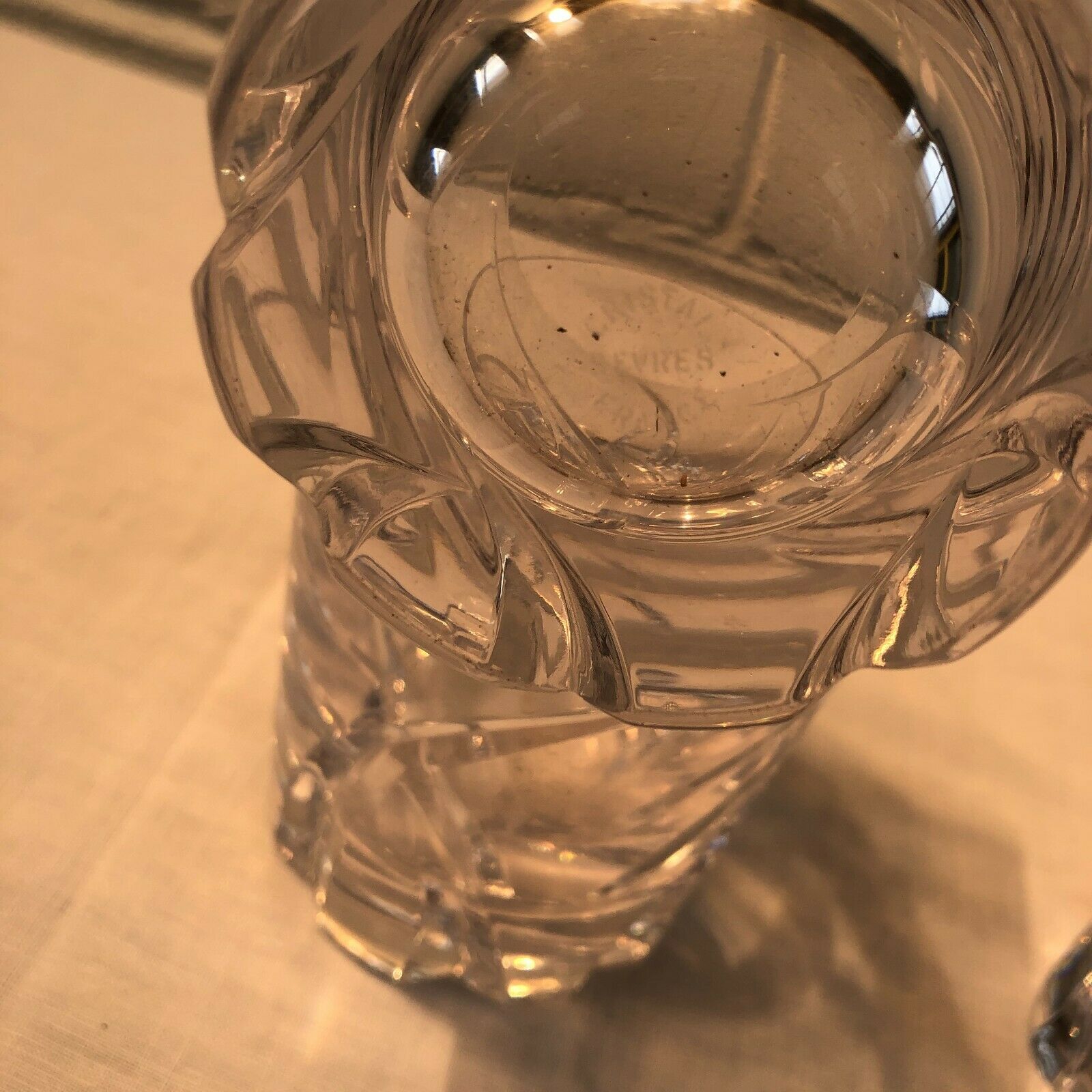 Set of 5 small crystal glasses Saint Louis