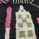 Moroccan Berber rug, decorated, 250cm x 150cm