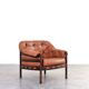 Mid-Century Oak & Leather Armchair by Arne Norell for Coja, 1960s.