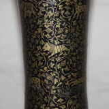Persian vase in enamelled bronze