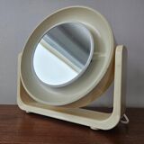 Rare backlit wall or table mirror Midcentury, ALLSTAR, Germany, 1970s