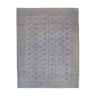 Tapis persan surteint noué à la main 292 cm x 374 cm tapis en laine grise