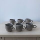 Tasses à café grises