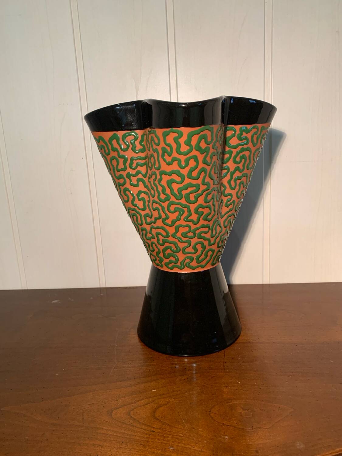 Vintage Vallauris vase by Ray Camart