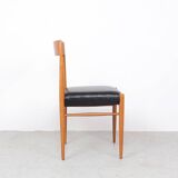 Lübke Wooden Dining Table Chairs, 1960S