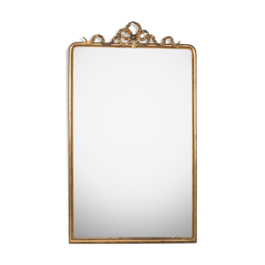 Miroir louis philippe antique du 19ème siècle avec écusson d’arc