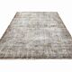 178x295Cm Persian Area Rug, Turkish Antique Rug, Faded Brown Vintage Rug
