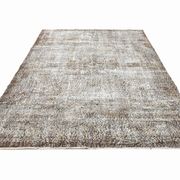 178x295Cm Persian Area Rug, Turkish Antique Rug, Faded Brown Vintage Rug