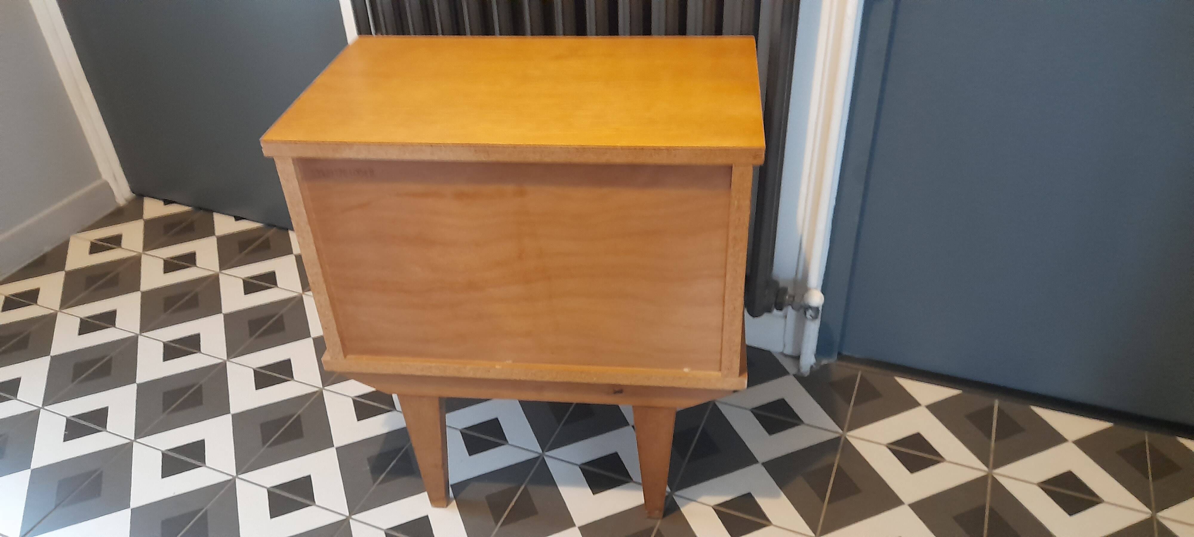Scandinavian bedside table from the 60s