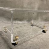 Coffee table with wheels, David Lange