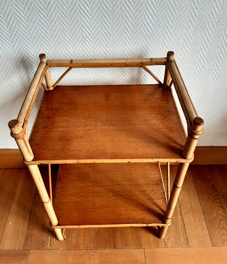 Rattan shelf 1960
