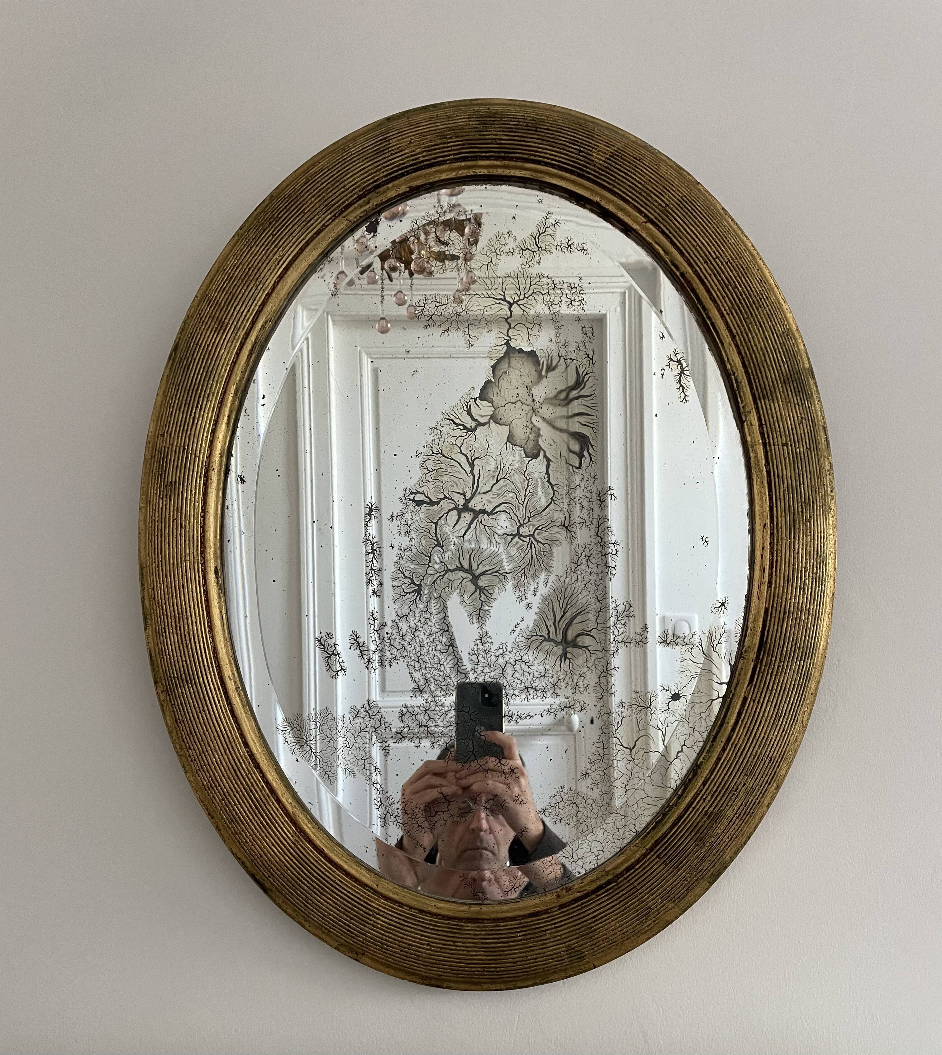 Art Deco mirror from the 1930s - 68x53cm