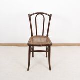 Ancienne chaise de bistrot en cannage