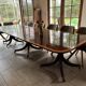 A Vintage Regency Revival very large family dining table 14 person