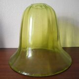 old blown glass lampshade vintage pendant light