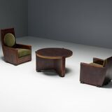 Amsterdam School Modernist Table by Hildo Krop, Netherlands, 1928