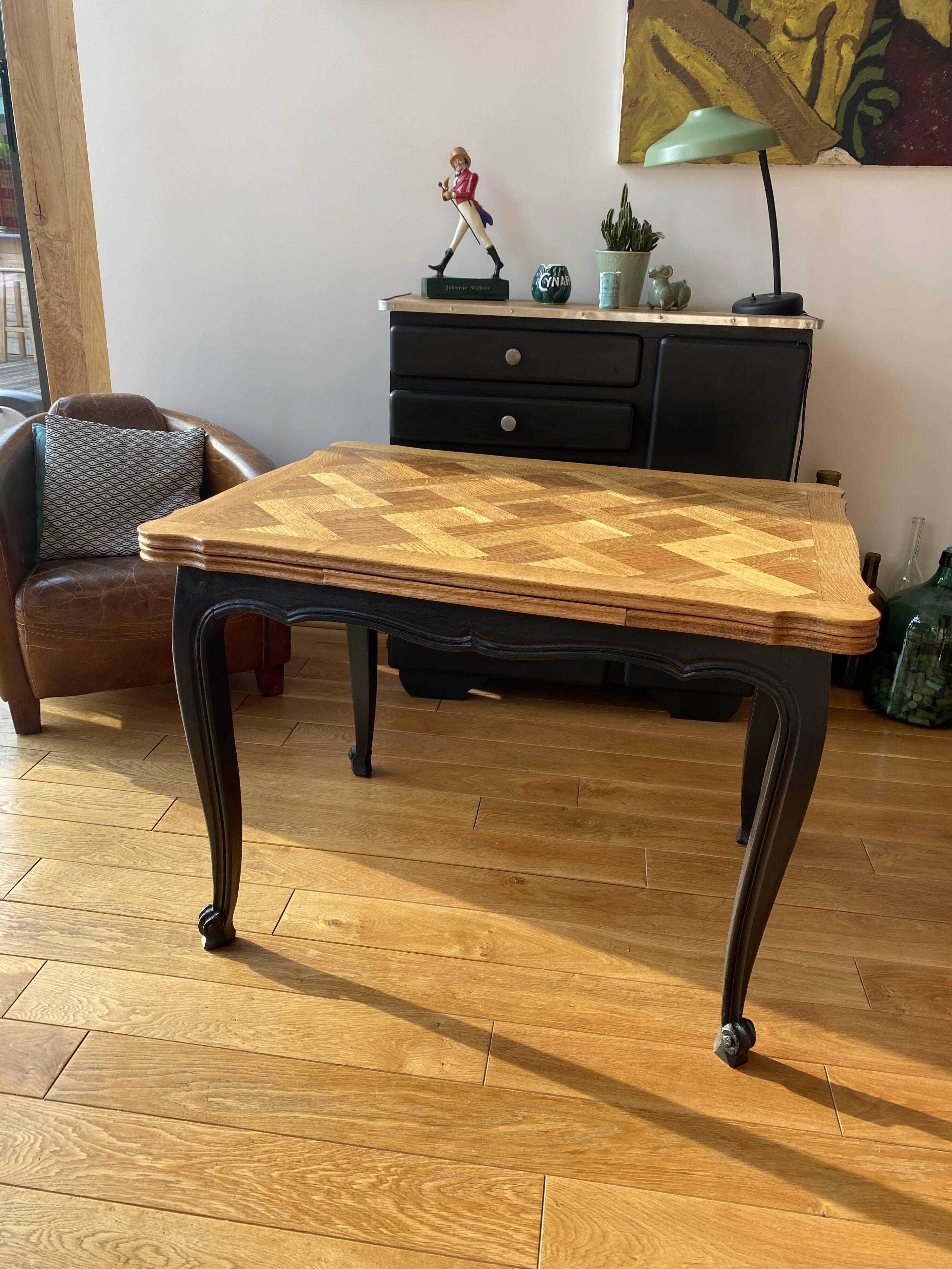 Table avec allonges
