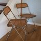 2 plia rattan chairs by piretti