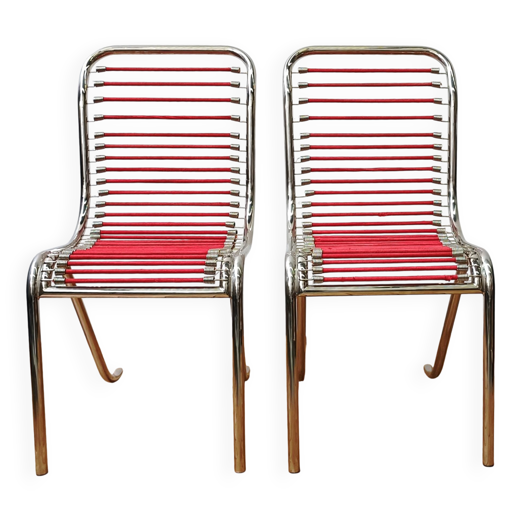 Pair of vintage chairs, Michel Duffet