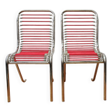 Pair of vintage chairs, Michel Duffet