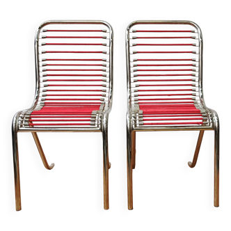Pair of vintage chairs, Michel Duffet