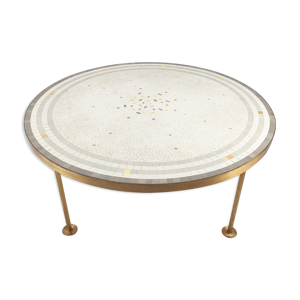 Table basse en mosaïque