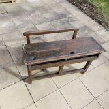 double school desk from the 1950s
