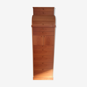 Wood storage furniture