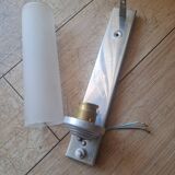 Art deco sand-glass wall light