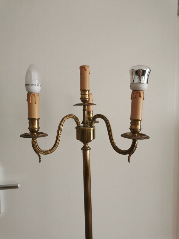 Lampadaire vintage ancien lampe sur pied