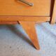Compass feet chest of drawers