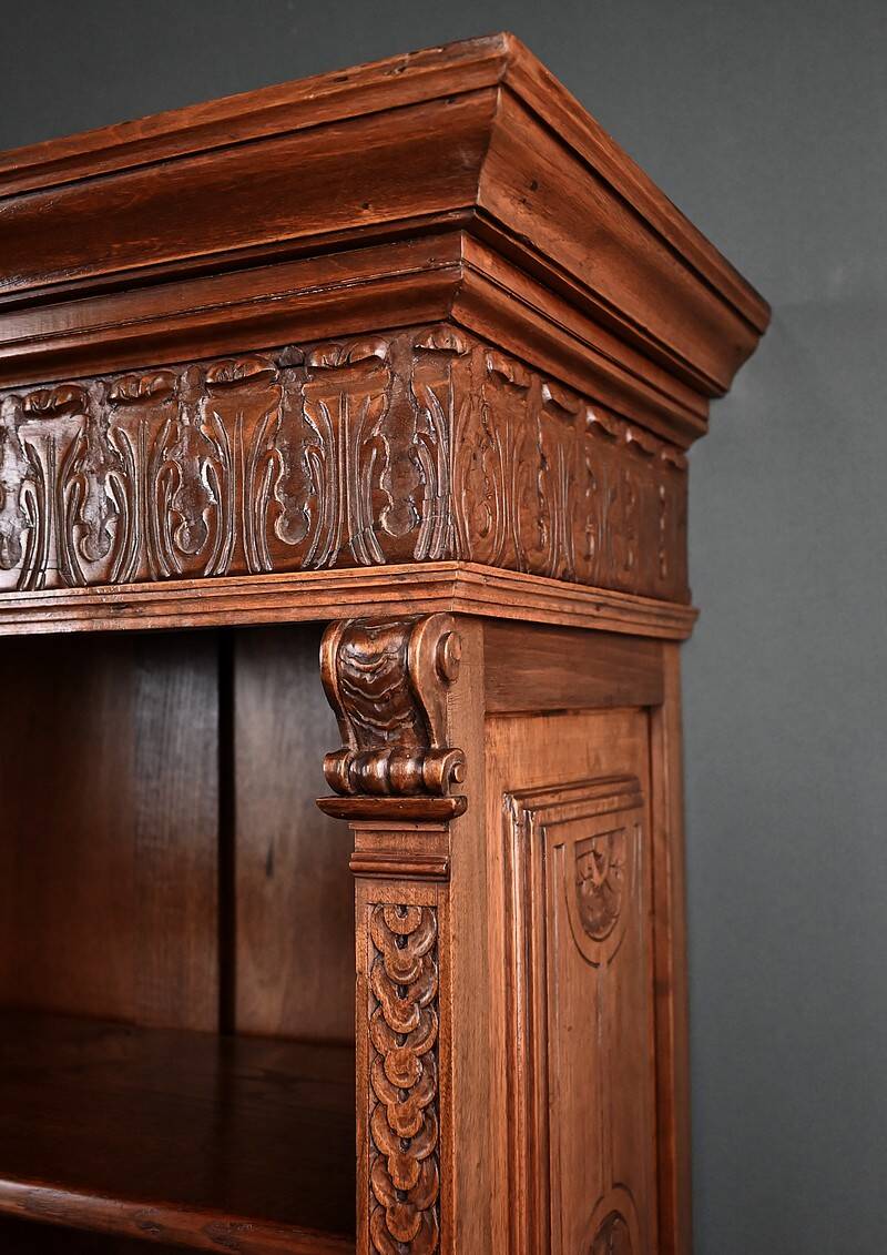 Small Walnut Library – Early 20th Century